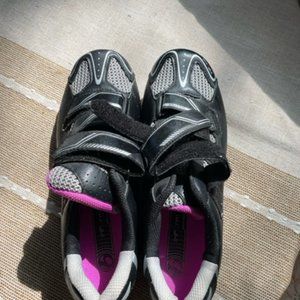 Bontrager Solstice WSD Shoes - Women's 8.5/Black and Purple